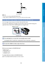 Предварительный просмотр 33 страницы Sony Handycam HDR-CX500E Handbook