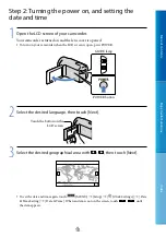 Preview for 18 page of Sony Handycam HDR-CX560E Instruction & Operation Manual