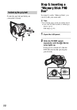 Предварительный просмотр 22 страницы Sony Handycam HDR-CX6EK Handbook