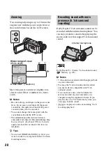 Предварительный просмотр 30 страницы Sony Handycam HDR-CX6EK Handbook