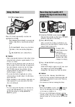 Предварительный просмотр 31 страницы Sony Handycam HDR-CX6EK Handbook