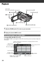 Предварительный просмотр 34 страницы Sony Handycam HDR-CX6EK Handbook