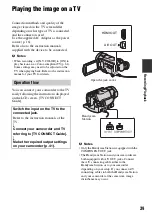 Предварительный просмотр 39 страницы Sony Handycam HDR-CX6EK Handbook