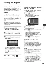 Предварительный просмотр 49 страницы Sony Handycam HDR-CX6EK Handbook