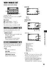 Предварительный просмотр 65 страницы Sony Handycam HDR-CX6EK Handbook