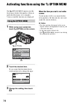 Предварительный просмотр 70 страницы Sony Handycam HDR-CX6EK Handbook