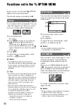 Предварительный просмотр 72 страницы Sony Handycam HDR-CX6EK Handbook