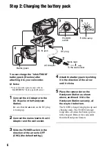 Предварительный просмотр 6 страницы Sony Handycam HDR-CX6EK Operating Manual