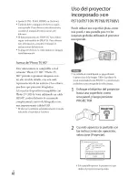 Preview for 48 page of Sony Handycam HDR-CX760V (Spanish) Guia De Operaciones