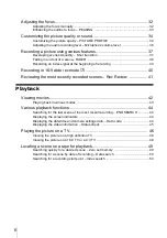 Preview for 6 page of Sony Handycam HDR-FX1 Operating Instructions Manual