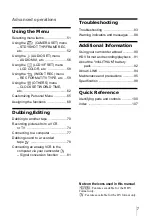 Preview for 7 page of Sony Handycam HDR-FX1 Operating Instructions Manual