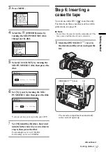 Preview for 17 page of Sony Handycam HDR-FX1 Operating Instructions Manual