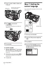 Preview for 18 page of Sony Handycam HDR-FX1 Operating Instructions Manual