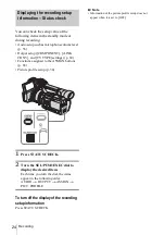 Preview for 24 page of Sony Handycam HDR-FX1 Operating Instructions Manual