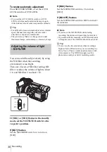 Preview for 30 page of Sony Handycam HDR-FX1 Operating Instructions Manual