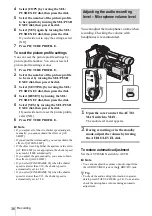 Preview for 36 page of Sony Handycam HDR-FX1 Operating Instructions Manual