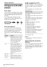 Preview for 90 page of Sony Handycam HDR-FX1 Operating Instructions Manual