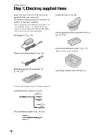 Предварительный просмотр 16 страницы Sony Handycam HDR-FX1000 Operating Manual