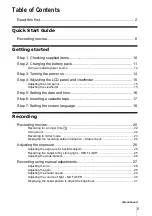 Предварительный просмотр 5 страницы Sony Handycam HDR-FX1E Operating Instructions Manual