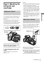 Предварительный просмотр 15 страницы Sony Handycam HDR-FX1E Operating Instructions Manual