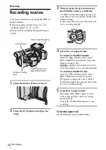 Предварительный просмотр 20 страницы Sony Handycam HDR-FX1E Operating Instructions Manual