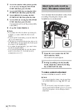 Предварительный просмотр 36 страницы Sony Handycam HDR-FX1E Operating Instructions Manual