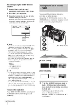 Предварительный просмотр 38 страницы Sony Handycam HDR-FX1E Operating Instructions Manual