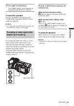 Предварительный просмотр 39 страницы Sony Handycam HDR-FX1E Operating Instructions Manual