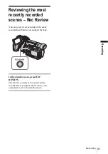 Предварительный просмотр 41 страницы Sony Handycam HDR-FX1E Operating Instructions Manual