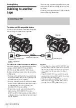 Предварительный просмотр 70 страницы Sony Handycam HDR-FX1E Operating Instructions Manual