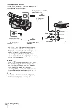 Предварительный просмотр 72 страницы Sony Handycam HDR-FX1E Operating Instructions Manual