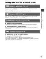 Preview for 15 page of Sony Handycam HDR-FX7 Operating Manual