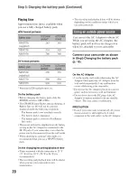 Preview for 20 page of Sony Handycam HDR-FX7 Operating Manual