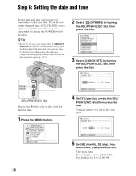 Preview for 24 page of Sony Handycam HDR-FX7 Operating Manual