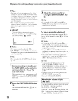 Preview for 36 page of Sony Handycam HDR-FX7 Operating Manual