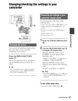 Preview for 47 page of Sony Handycam HDR-FX7 Operating Manual