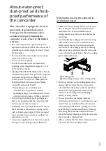 Preview for 7 page of Sony Handycam HDR-GW66E Operating Manual