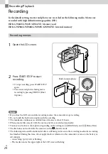 Preview for 24 page of Sony Handycam HDR-GW66E Operating Manual