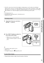 Preview for 25 page of Sony Handycam HDR-GW66E Operating Manual