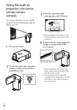 Preview for 36 page of Sony Handycam HDR-GW66E Operating Manual