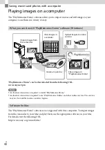 Preview for 40 page of Sony Handycam HDR-GW66E Operating Manual