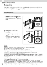 Preview for 26 page of Sony Handycam HDR-GW77 Operating Manual