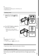 Preview for 27 page of Sony Handycam HDR-GW77 Operating Manual