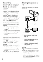 Preview for 36 page of Sony Handycam HDR-GW77 Operating Manual