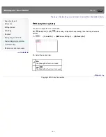 Preview for 100 page of Sony Handycam HDR-GW77 User Manual