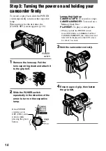 Preview for 14 page of Sony Handycam HDR-HC1E Operating Manual