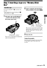 Preview for 19 page of Sony Handycam HDR-HC1E Operating Manual