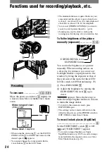 Preview for 24 page of Sony Handycam HDR-HC1E Operating Manual