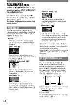 Preview for 42 page of Sony Handycam HDR-HC1E Operating Manual