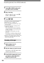 Preview for 66 page of Sony Handycam HDR-HC1E Operating Manual